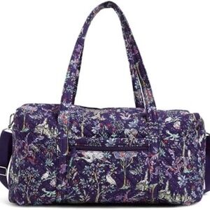 Vera Bradley Harry Potter Forbidden Forest Pattern Large Traveler Duffel